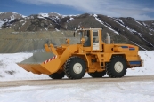 Loader MoAZ-40484-026 with adapter and work tools